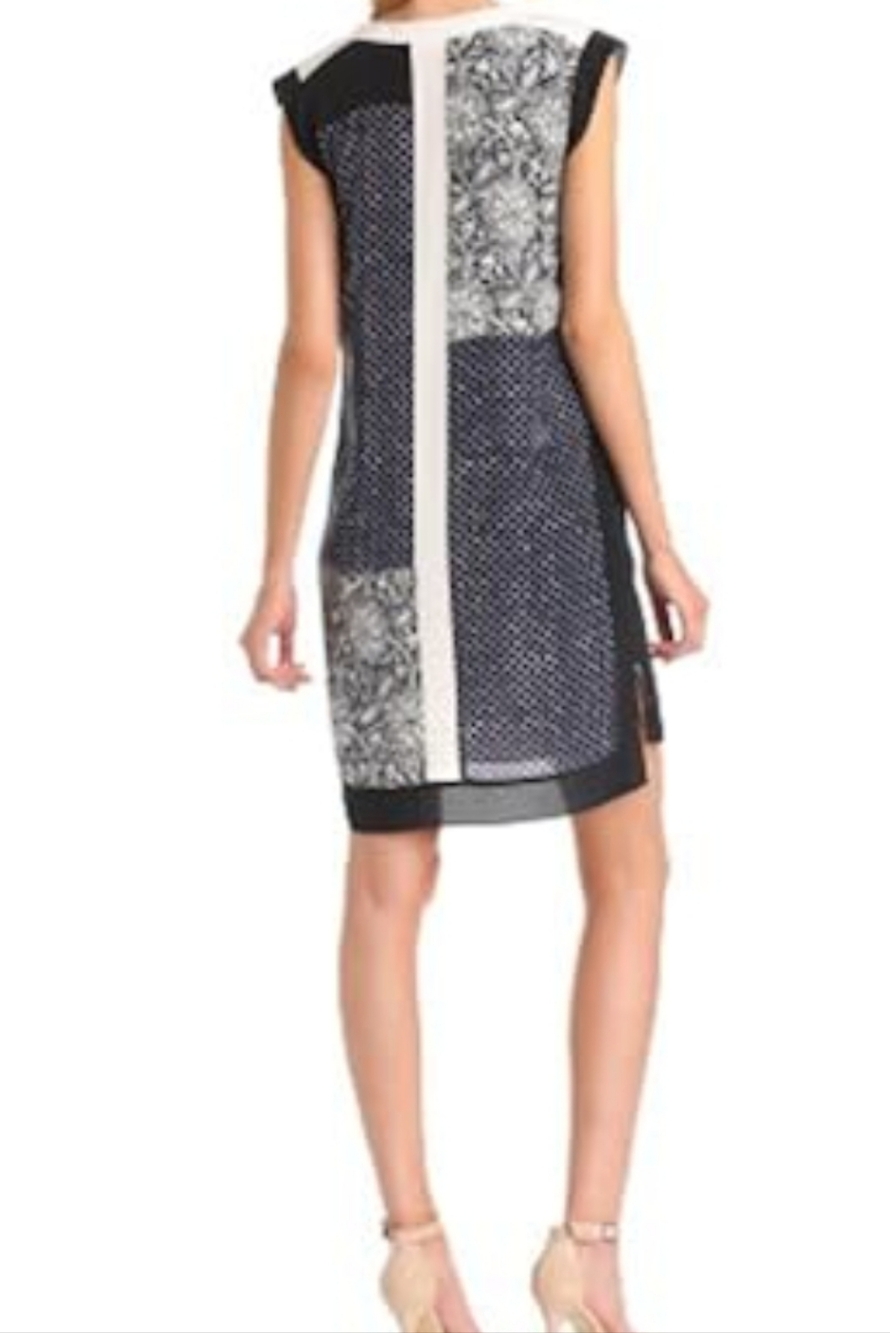 Rebecca Taylor Patchwork Shift. Colorblock. - image 7